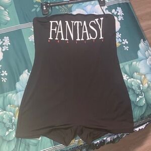 Black Fantasy Reality TubeTop Romper